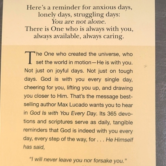 Max Lucado 365 day devotional - Picture 4 of 6